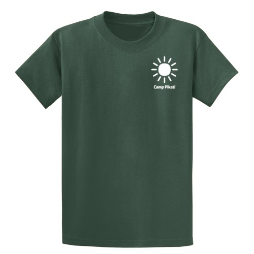 Youth Tee Shirt - Camp Pikati Left Chest Design 